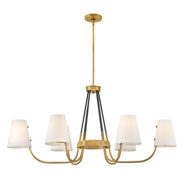 Hinkley Aston Medium Six Light Linear Chandelier Alternative Image 6