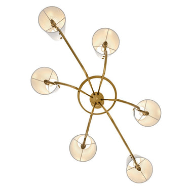 Hinkley Aston Medium Six Light Linear Chandelier Alternative Image 8