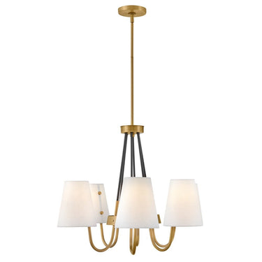 Hinkley Aston Medium Six Light Linear Chandelier Alternative Image 9