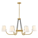 Hinkley Aston Medium Six Light Linear Chandelier 