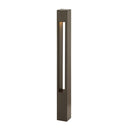 Hinkley Atlantis 12V Large Square Bollard in Bronze Finish 