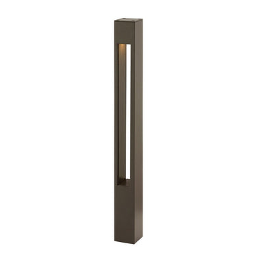 Hinkley Atlantis 12V Large Square Bollard in Bronze Finish 
