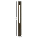Hinkley Atlantis Large Round Alternative Image 120v Bollard Alternative Image 3