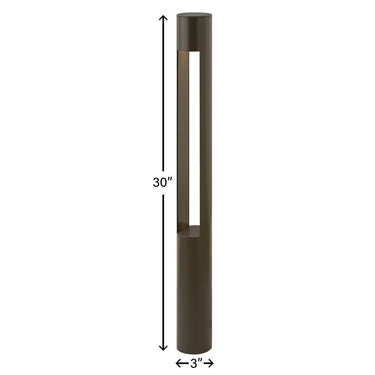 Hinkley Atlantis Large Round Alternative Image 120v Bollard Alternative Image 3