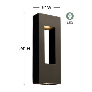 Hinkley Atlantis Outdoor Large Wall Mount Lantern Alternative Image 1