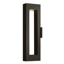 Hinkley Atlantis Outdoor Large Wall Mount Lantern in Satin Black Finish 