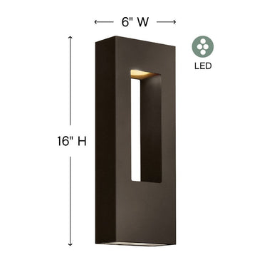 Hinkley Atlantis Outdoor Medium Wall Mount Lantern - HL1648 Alternative Image 1