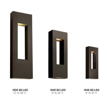 Hinkley Atlantis Outdoor Medium Wall Mount Lantern - HL1648 Alternative Image 4