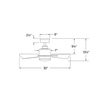 Hinkley Atom 30" LED Fan Alternate Image-23