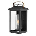 Hinkley Atwater LED Outdoor Medium Wall Mount Lantern in Black Finish 
