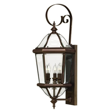 Hinkley Augusta Outdoor Large Wall Mount Lantern 