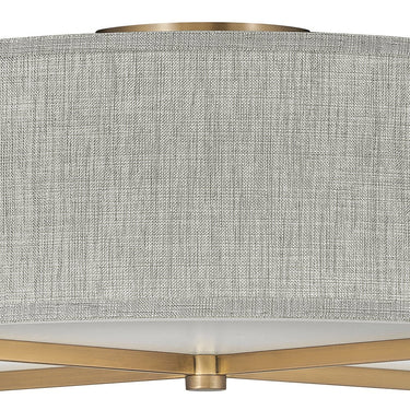 Hinkley Axis Heathered Gray Large Semi-flush Mount Alternative Image 6