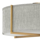 Hinkley Axis Heathered Gray Large Semi-flush Mount Alternative Image 5