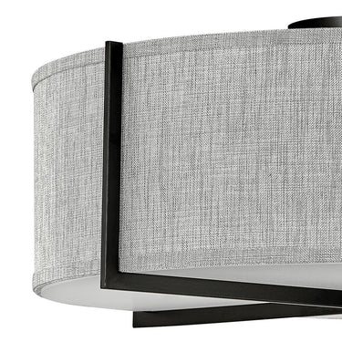 Hinkley Axis Heathered Gray Large Semi-flush Mount Alternative Image 3