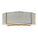 Hinkley Axis Heathered Gray Large Semi-flush Mount Alternative Image 4