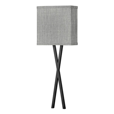 Hinkley Axis Heathered Gray Large Single Light Sconce 