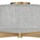 Hinkley Axis Heathered Gray Medium Semi-flush Mount Alternative Image 2