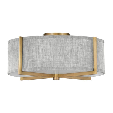 Hinkley Axis Heathered Gray Medium Semi-flush Mount Alternative Image 1
