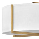 Hinkley Axis Off White Large Semi-flush Mount Alternative Image 4