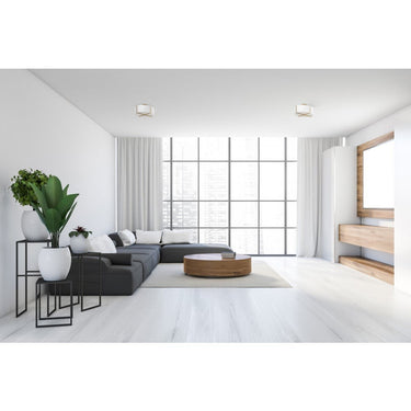 Hinkley Axis Off White Large Semi-flush Mount Alternative Image 6