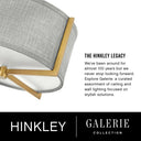 Hinkley Axis Off White Large Single Light Sconce Alternative Image 7