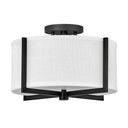 Hinkley Axis Off White Medium Semi-Flush Mount - HL41706 