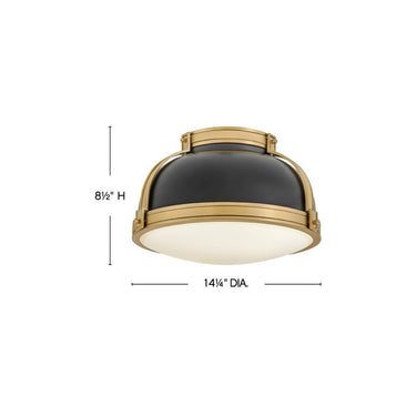 Hinkley Barton Medium Flush Mount - HL46351 Alternative Image 1