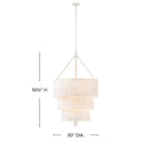 Hinkley Baya Double XL Multi Tier Chandelier Alternative Image 1