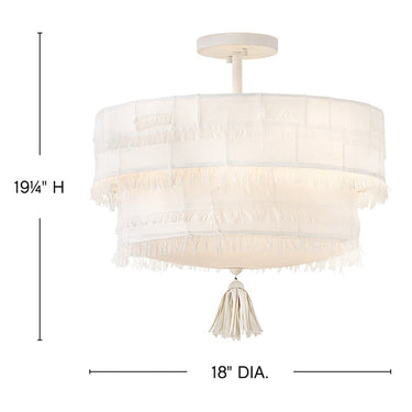 Hinkley Baya Medium Semi-Flush Mount Alternative Image 1