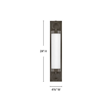 Hinkley Baylor Medium LED Vanity Wall Sconce Alternative Image 1
