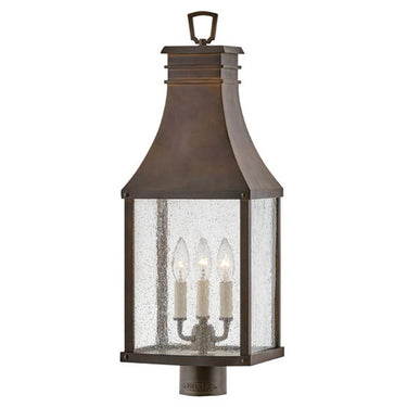Hinkley Beacon Hill Outdoor Large Post Mount Lantern 