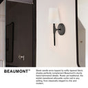 Hinkley Beaumont Medium Single Light Sconce Alternative Image 3