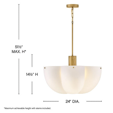 Hinkley Becca Medium Chandelier Alternative Image 1