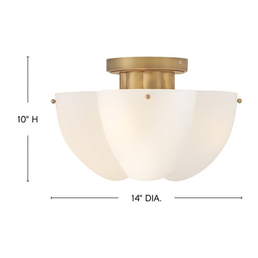Hinkley Becca Medium Semi-Flush Mount Alternative Image 1