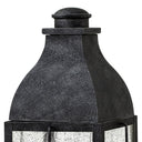 Hinkley Bingham Alternative Image 12V LED Outdoor Large Pier Mount Lantern in Greystone Finish Alternative Image 1