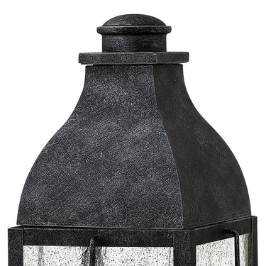 Hinkley Bingham Alternative Image 12V LED Outdoor Large Pier Mount Lantern in Greystone Finish Alternative Image 1