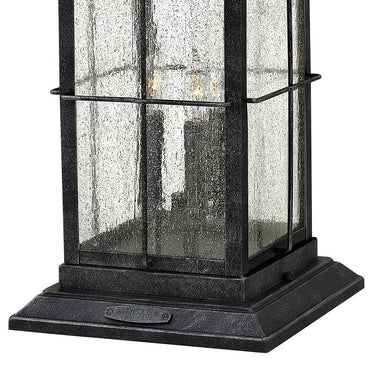Hinkley Bingham Alternative Image 12V LED Outdoor Large Pier Mount Lantern in Greystone Finish Alternative Image 3