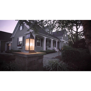 Hinkley Bingham Alternative Image 12V LED Outdoor Large Pier Mount Lantern in Sienna Finish Alternative Image 5