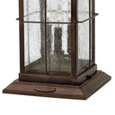 Hinkley Bingham Alternative Image 12V LED Outdoor Large Pier Mount Lantern in Sienna Finish Alternative Image 1