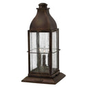 Hinkley Bingham Outdoor Large Pier Mount Lantern in Sienna Finish 
