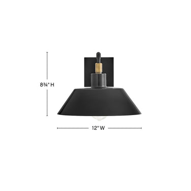 Hinkley Brewster Outdoor Medium Wall Mount Barn Light Alternative Image 1
