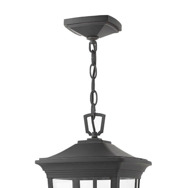 Hinkley Bromley Alternative Image 10" Outdoor Medium Hanging Lantern in Museum Black Finish Alternative Image 1