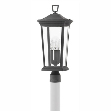 Hinkley Bromley Alternative Image 12V LED Outdoor Large Post Mount Lantern Alternative Image 4