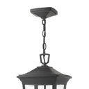 Hinkley Bromley LED Alternative Image 10" Outdoor Medium Hanging Lantern in Museum Black Finish Alternative Image 1