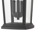 Hinkley Bromley LED Alternative Image 10" Outdoor Medium Hanging Lantern in Museum Black Finish Alternative Image 3