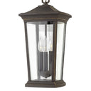 Hinkley Bromley LED Alternative Image 10" Outdoor Medium Hanging Lantern in Oil Rubbed Bronze Finish Alternative Image 2