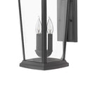 Hinkley Bromley LED Outdoor Large Wall Mount Lantern in Museum Black Finish Alternative Image 1