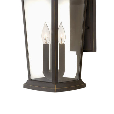 Hinkley Bromley LED Outdoor Large Wall Mount Lantern in Oil Rubbed Bronze Finish Alternative Image 2