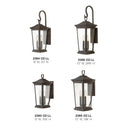 Hinkley Bromley LED Outdoor Large Wall Mount Lantern in Oil Rubbed Bronze Finish Alternative Image 3