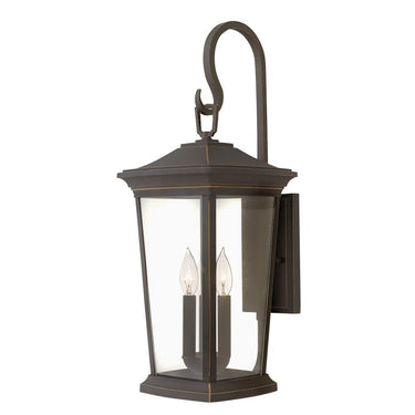 Hinkley Bromley LED Outdoor Large Wall Mount Lantern in Oil Rubbed Bronze Finish 